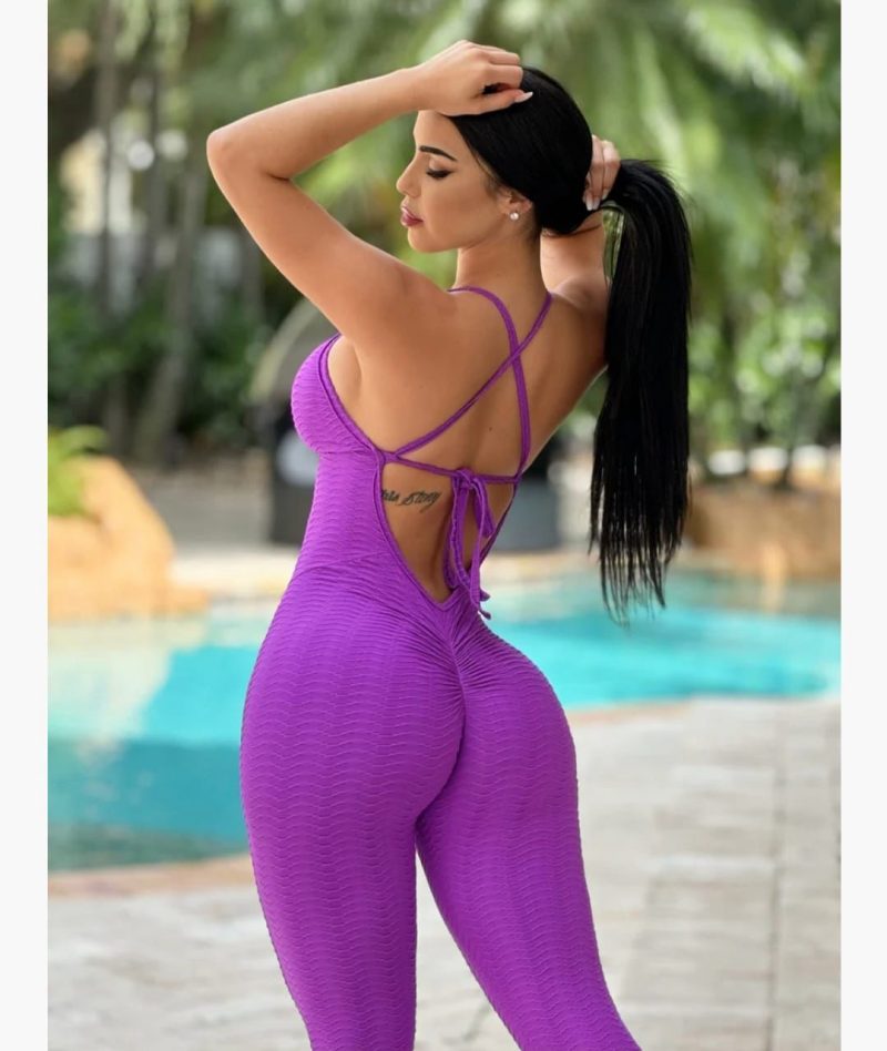 Enterizo Zafiro Violeta - Imagen 2
