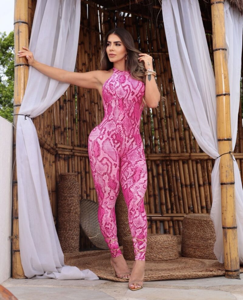 Enterizo Pink Snake
