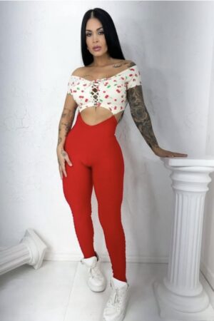 Enterizo Red Cherry