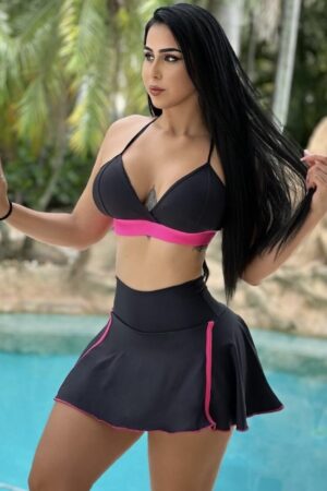 Set Falda Dark Pink