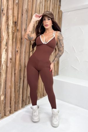 Enterizo Brown Style